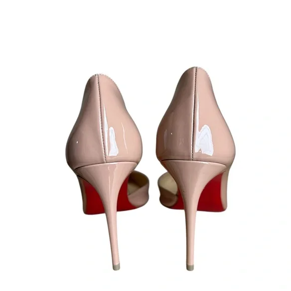 Christian Louboutin Iriza 85mm nude heels RETAIL 895 - Picture 7 of 10